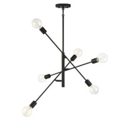 Six Light Chandelier M10084MBK