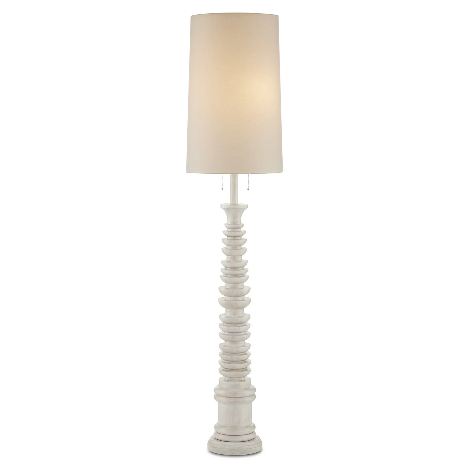 Malayan White Floor Lamp 3 Malayan White Floor Lamp