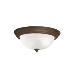 13.25" 2 Light Flush Mount Tannery Bronze™