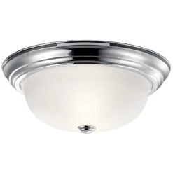 13.25" 2 Light Flush Mount Chrome