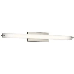 38" Linear LED Vanity Light Brushed Nickel
